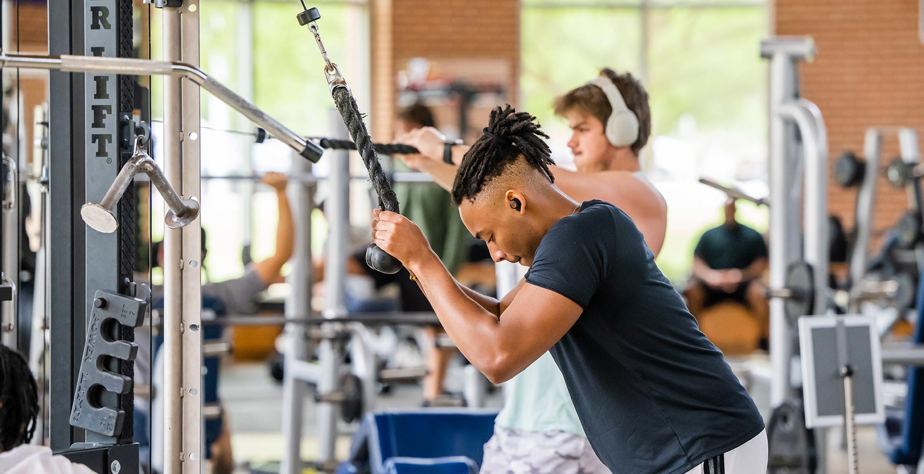 Students working out at the Campus Recreation
