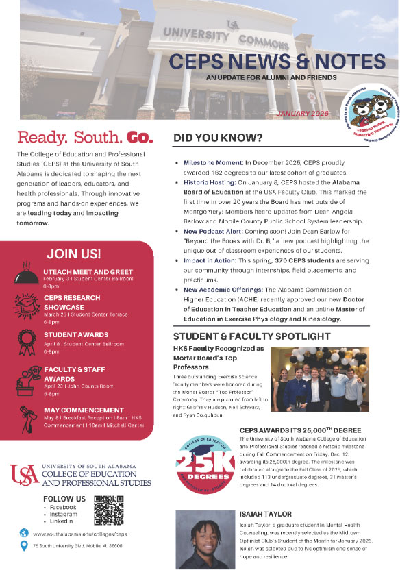 News and Notes January 2026