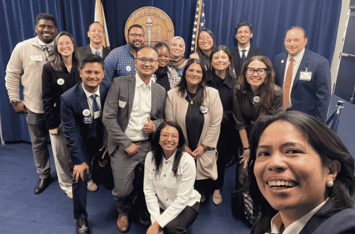 Pediatric residents at state capitol of alabama
