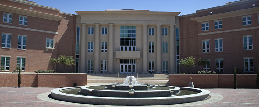 Shelby Hall that houses the College of Engineering.