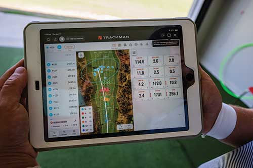 GOLF’S TRACKMAN MONITOR
