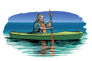 Person Kayaking