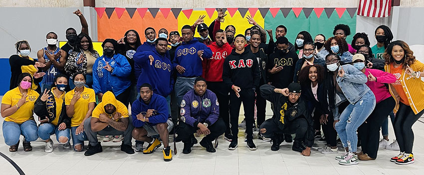 NPHC at Black History Event